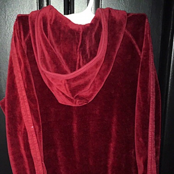 Juicy couture burgundy red  jacket - Picture 1 of 3